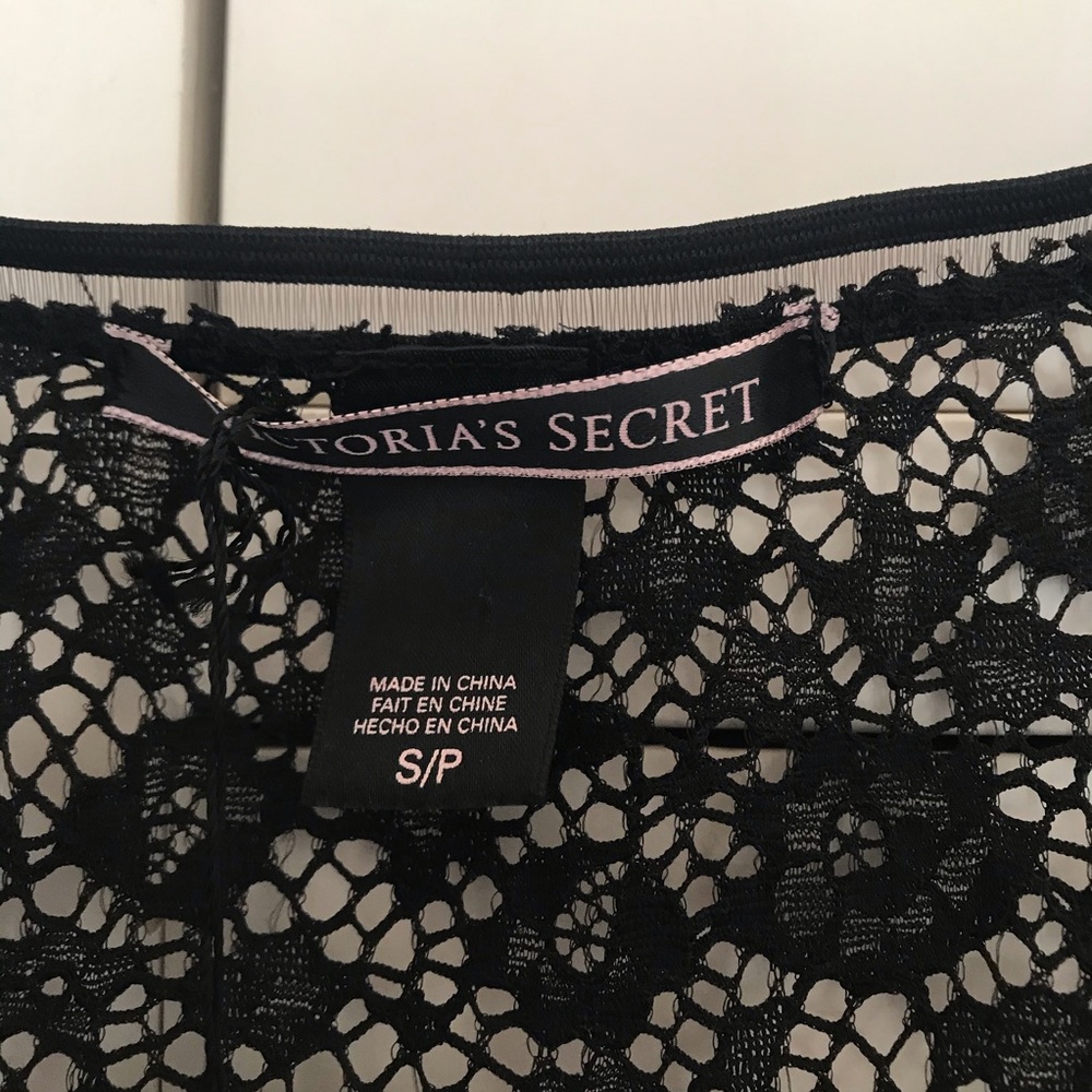 VICTORIA’S SECRET Black Floral Lace Bodysuit Small - Picture 7 of 11